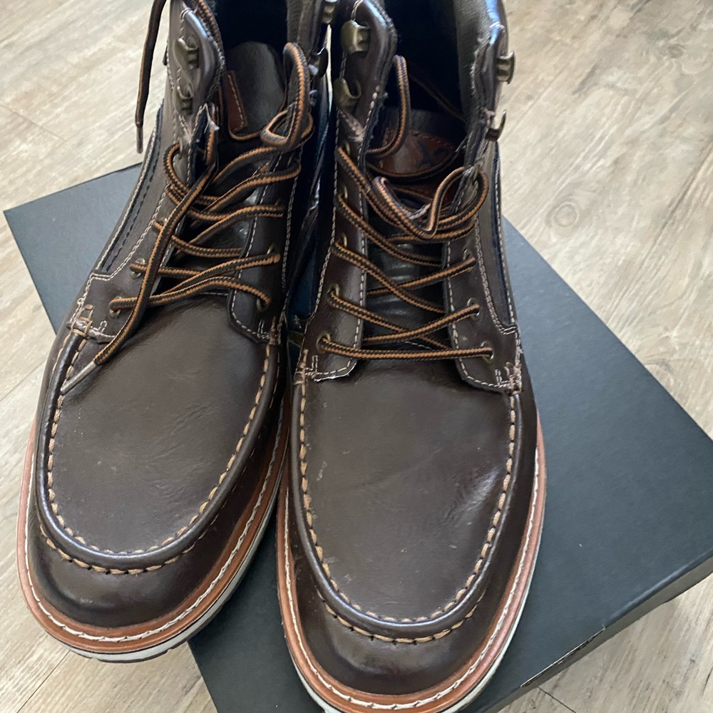 Men's Brown Leather Boots